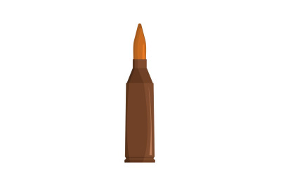 Ammunition icon, flat style