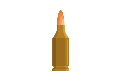 Small cartridge icon, flat style