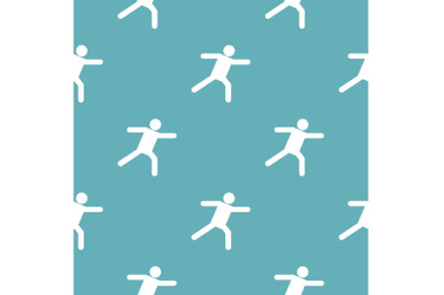 Stick figure stickman pattern vector seamless