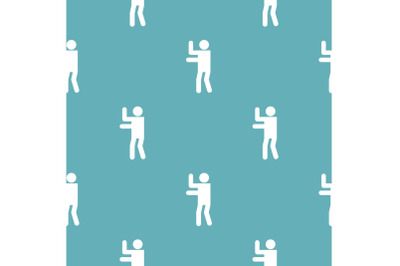 Stick figure stickman pattern vector seamless