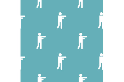 Stick figure stickman pattern vector seamless