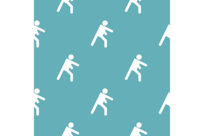 Stick figure stickman pattern vector seamless