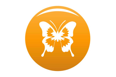 Mahaon icon vector orange