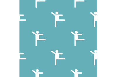 Stick figure stickman pattern vector seamless