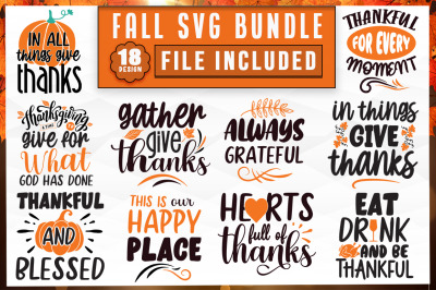 fall svg bundle