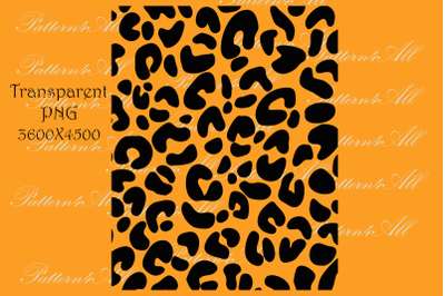 Transparent PNG Leopard Print, Digital Download, Transparent Backgroun