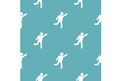 Stick figure stickman pattern vector seamless