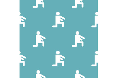 Stick figure stickman pattern vector seamless