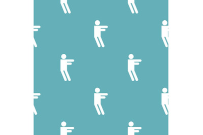 Stick figure stickman pattern vector seamless