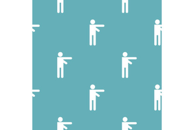 Stick figure stickman pattern vector seamless