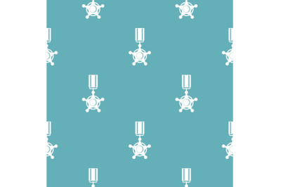 Medal pattern vector seamless