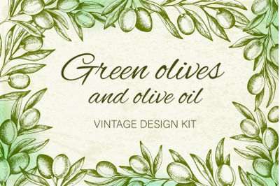 Vintage Olives and Olive Oil