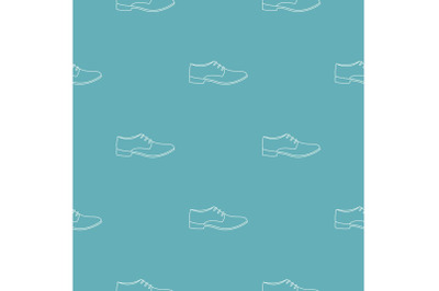 Men shoe pattern vector seamless
