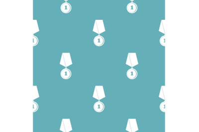 Medal pattern vector seamless