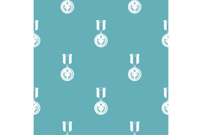 Medal pattern vector seamless