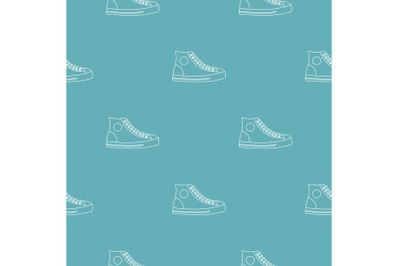 Men shoe pattern vector seamless