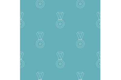 Medal pattern vector seamless
