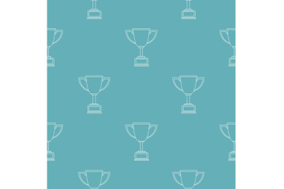 Cup award pattern vector seamless
