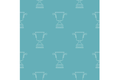 Cup award pattern vector seamless