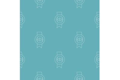 Award ribbon pattern vector seamless