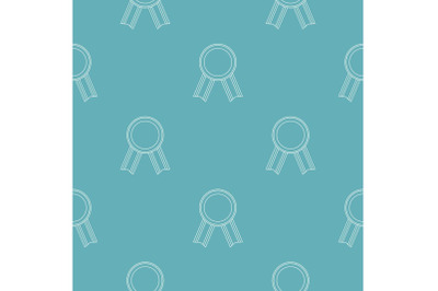 Award ribbon pattern vector seamless