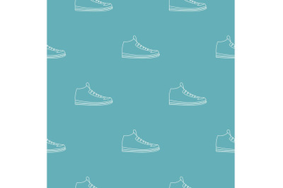 Sneakers pattern vector seamless