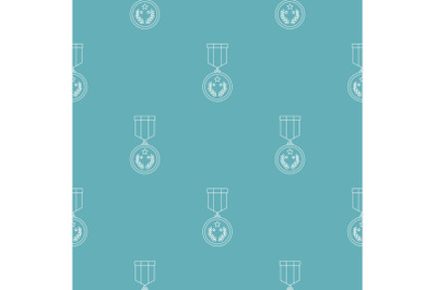 Medal pattern vector seamless