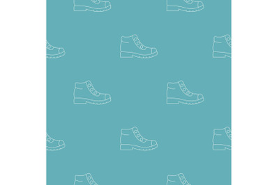 Hiking boots pattern vector seamless