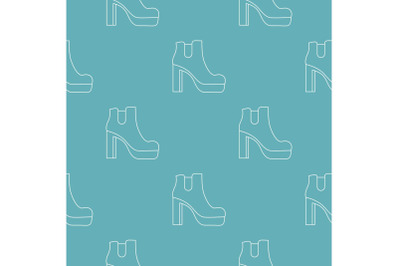 Woman shoes pattern vector seamless