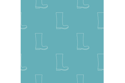 Rubber boots pattern vector seamless