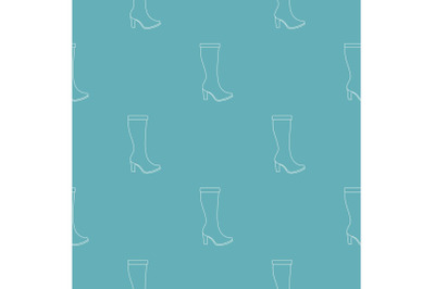Woman boots pattern vector seamless