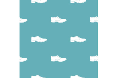 Men shoe pattern vector seamless