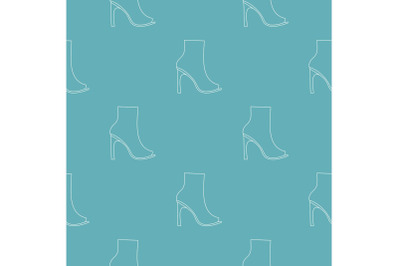 Woman shoes pattern vector seamless