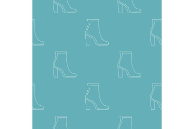 Woman shoes pattern vector seamless