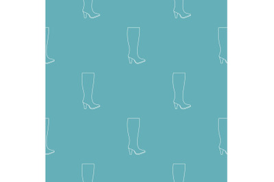 Woman boots pattern vector seamless