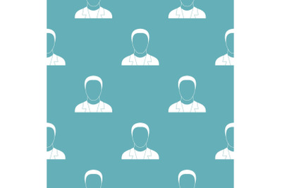 Man avatar pattern vector seamless