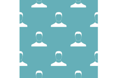 Man avatar pattern vector seamless