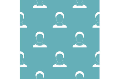 Man avatar pattern vector seamless