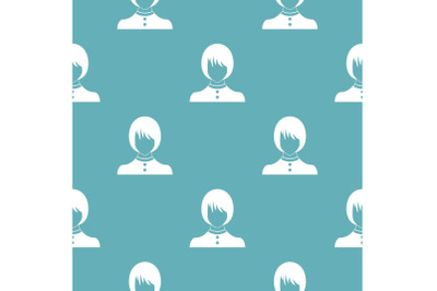 Girl user pattern vector seamless