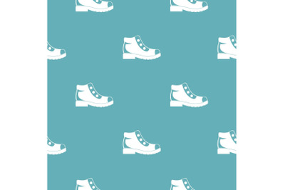 Hiking boots pattern vector seamless