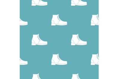 Hiking boots pattern vector seamless