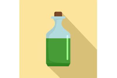Aloe liquid icon, flat style