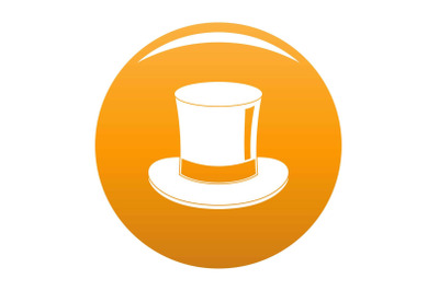 Magic cylinder icon vector orange