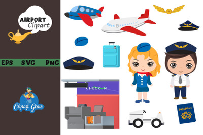 Airport clipart &amp; SVG