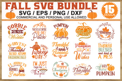 Fall SVG Bundle