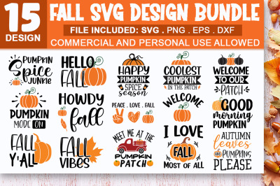 Fall SVG Bundle