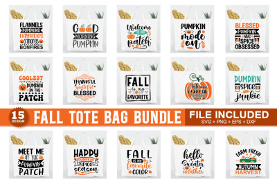 Fall Tote Bag Bundle