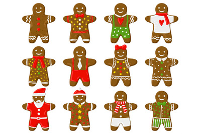 Holiday gingerbread man. Christmas traditional treats, delish gingerbr