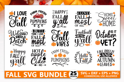 Fall SVG Bundle