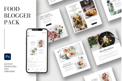 Food Blogger Social Media Pack